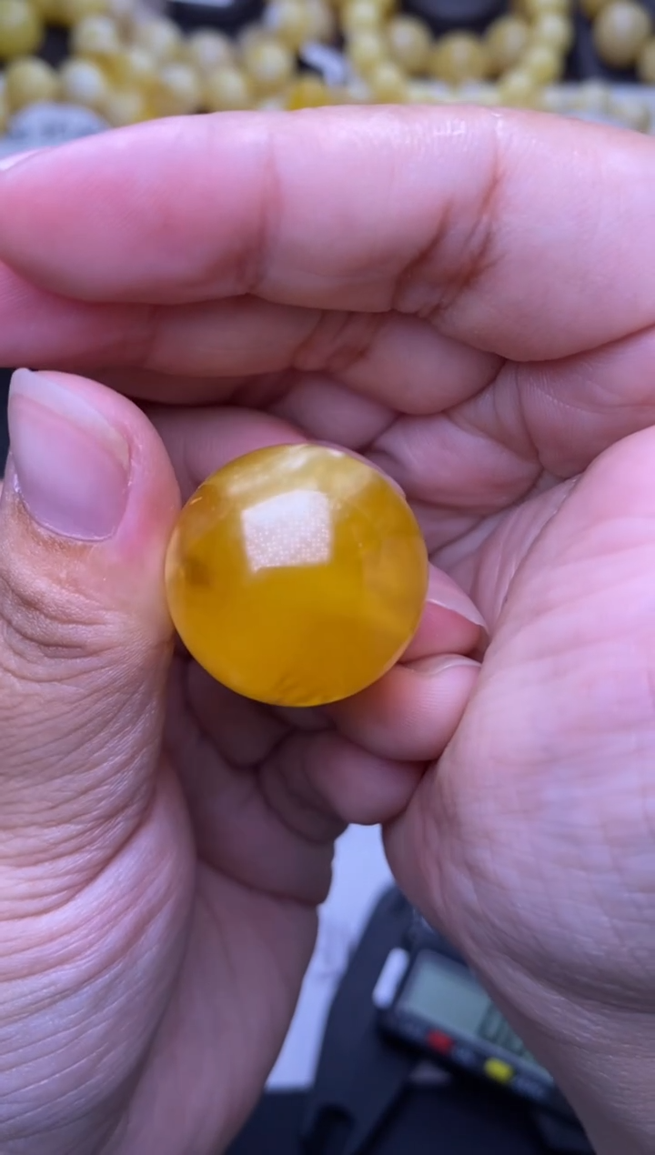 裸石琥珀未镶嵌大小姐珠宝严选166