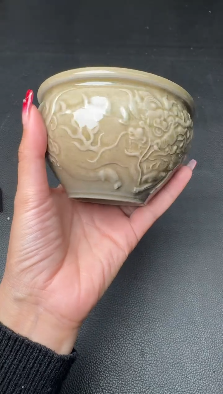 【闪购商品】茶盏李学有牡丹盏252