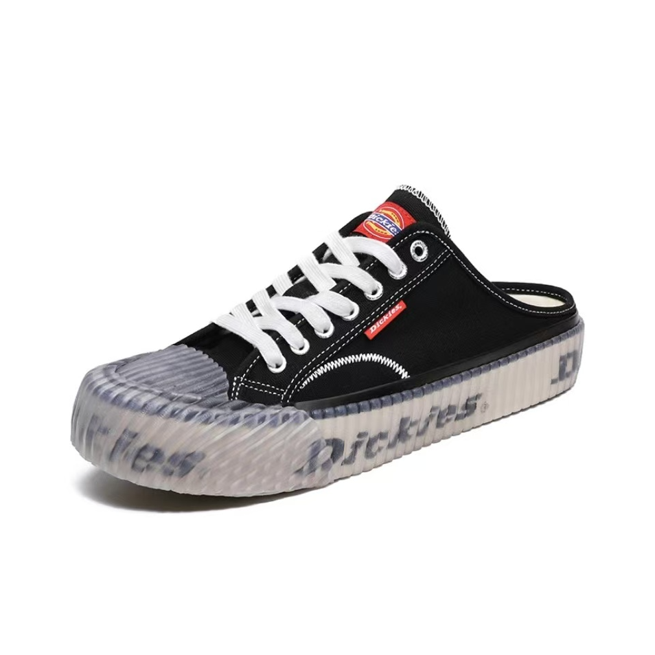 Dickies潮流百搭一脚蹬半拖帆布鞋211N50LXS43-黑色