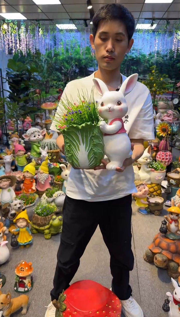 陶瓷花园庭院摆件&00&