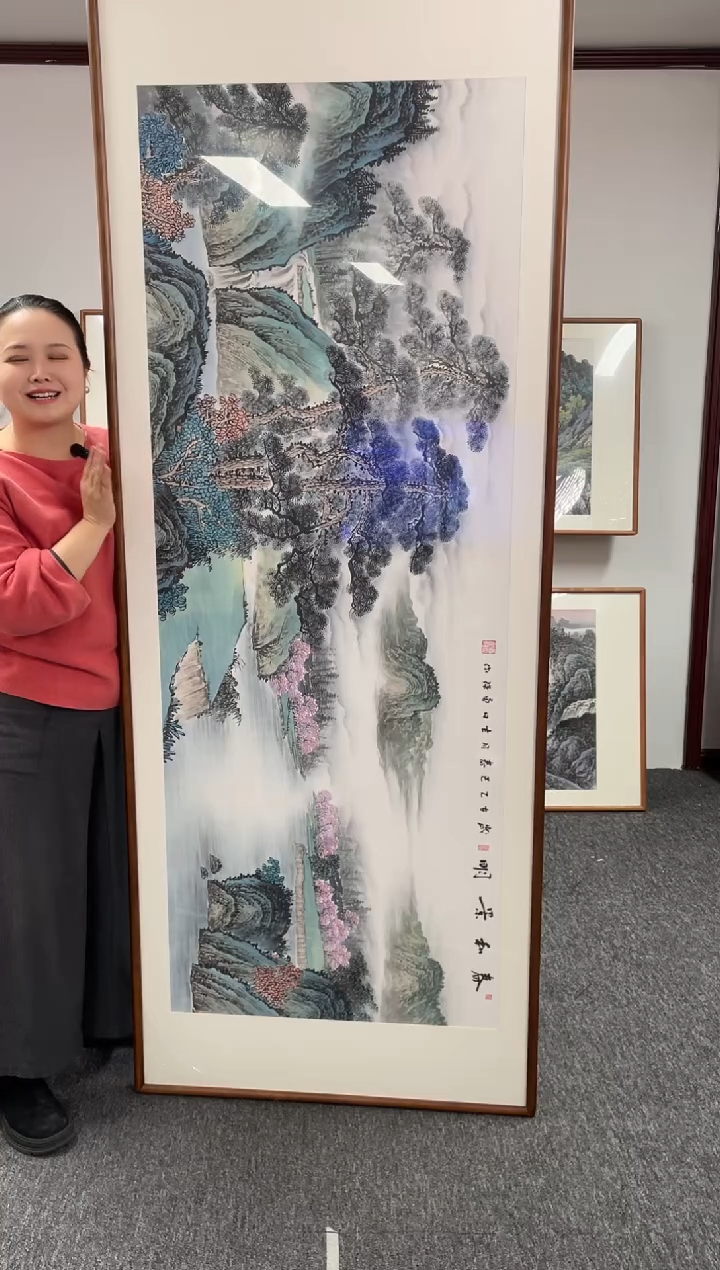 【闪购商品】国画春和景明210*80曹勇强老师