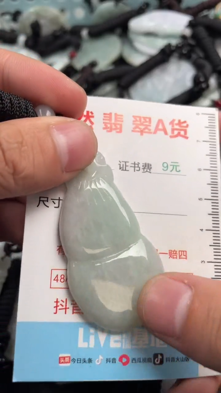 翡翠未镶嵌吊坠(不含链)1