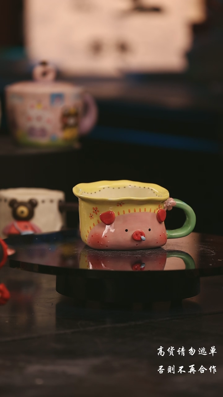 陶瓷景德镇可爱设计师款陶瓷 