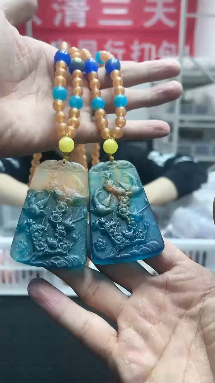 【闪购商品】硅化珊瑚颈饰未镶嵌精美项链185