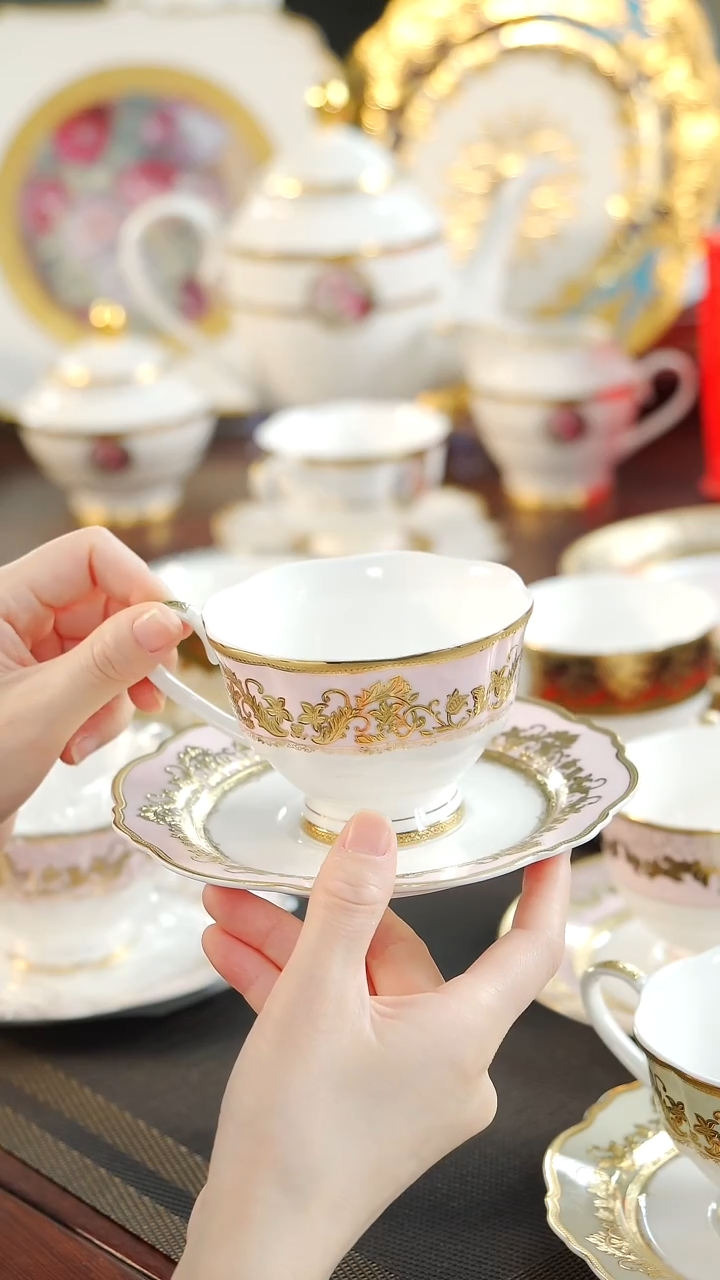 【闪购商品】瓷片200cc咖啡杯碟 福利价