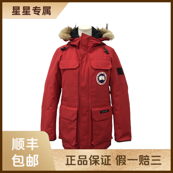 妃鱼/加拿大鹅/聚酯纤维/羽绒服/95新/星3/18