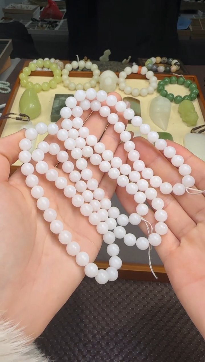 【闪购商品】和田玉珠串未镶嵌珠串