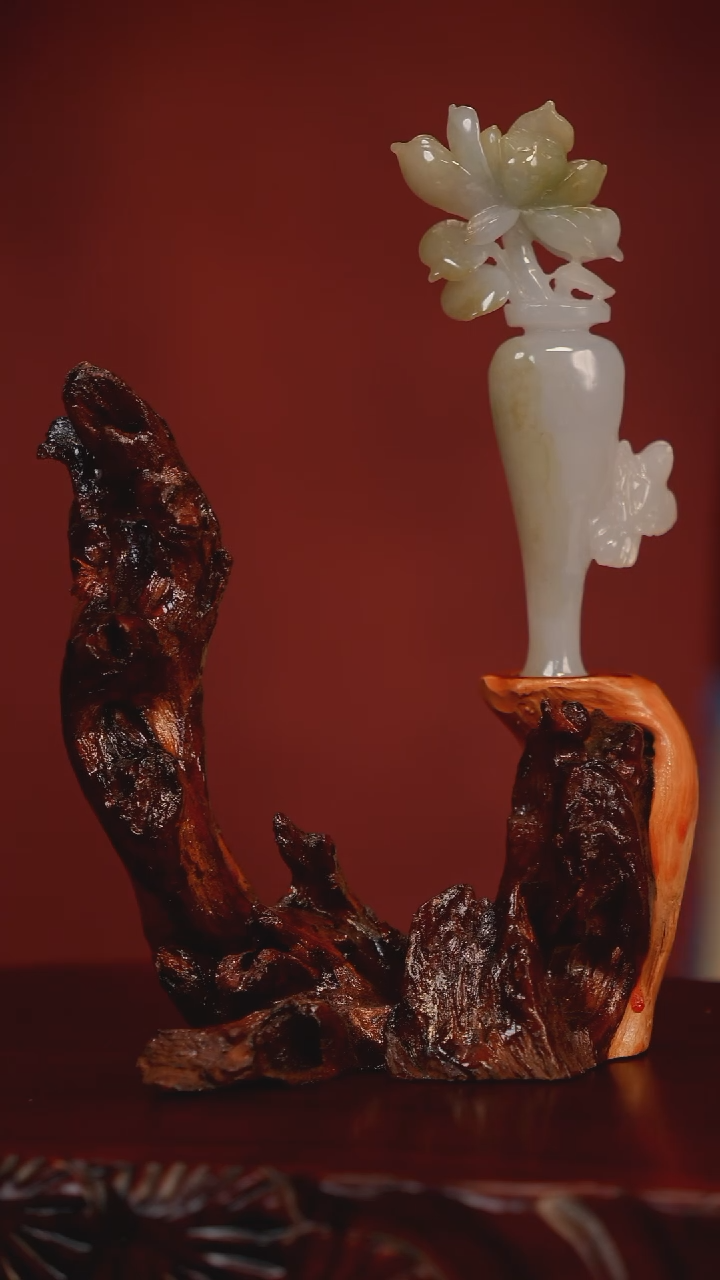 未镶嵌摆件翡翠喜上眉梢小摆