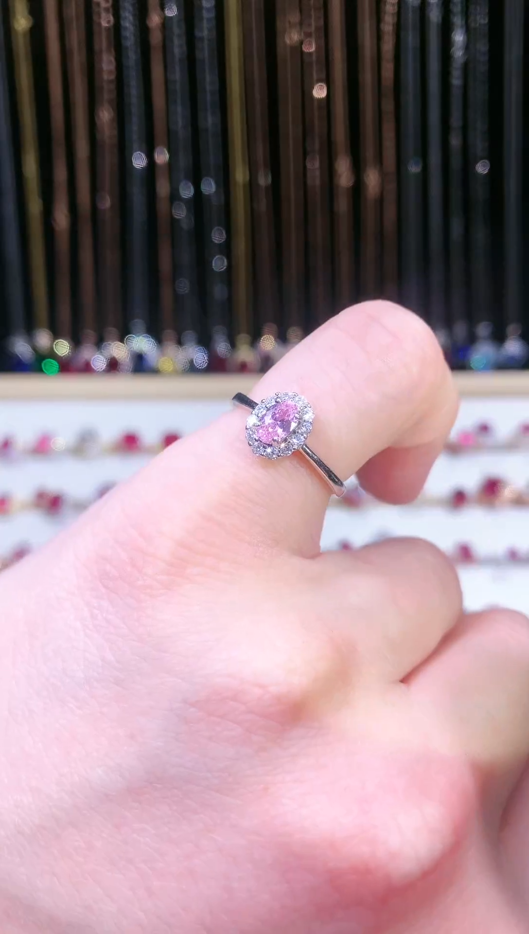 【闪购商品】蓝宝石戒指银S925镶嵌111