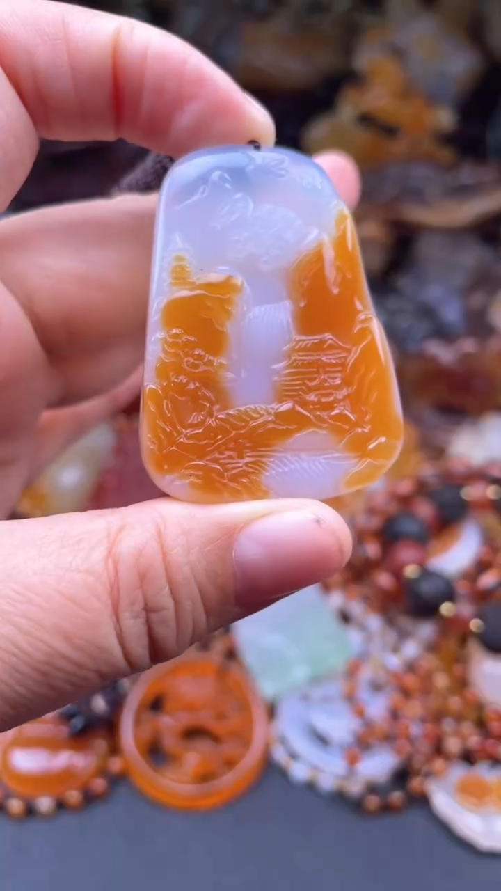 【闪购商品】玛瑙/玉髓颈饰未镶嵌AA