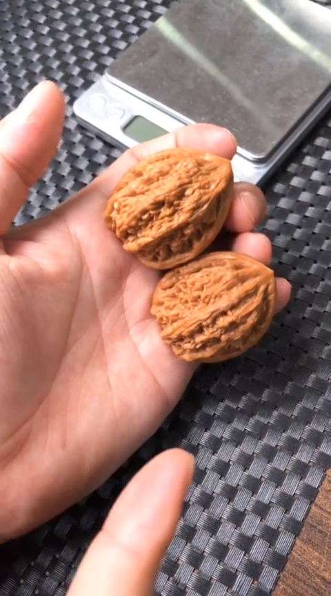 把件文玩核桃邢*微修蓟县虎头王40