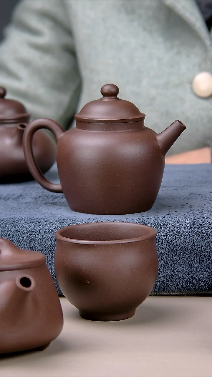 【闪购商品】紫砂茶壶200巨轮底草清