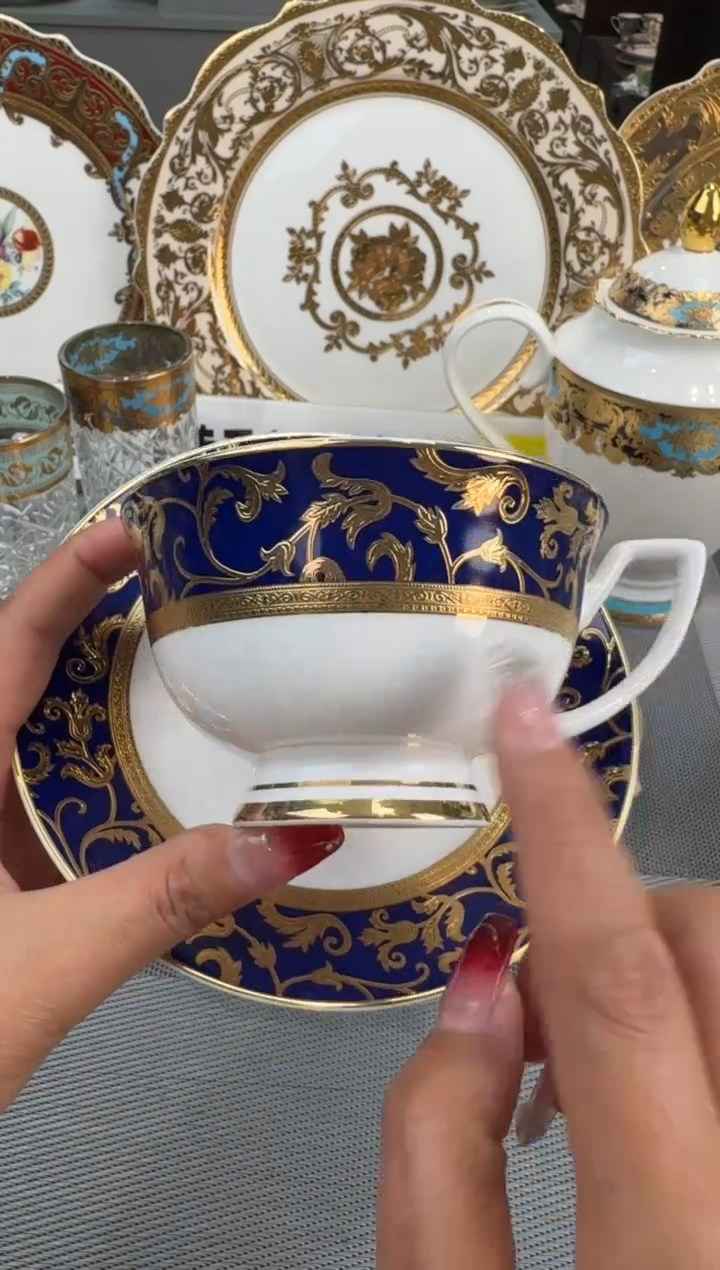 【闪购商品】瓷片220cc一杯一碟微瑕  福利价