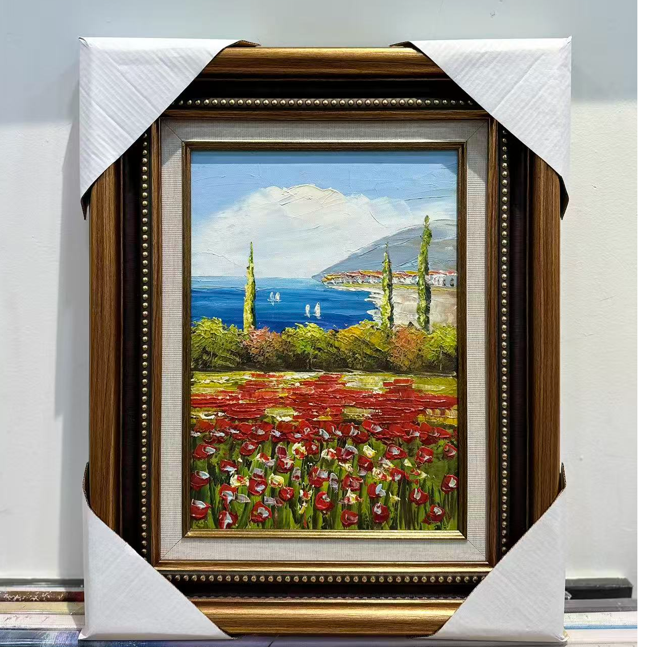 [浮力款 风景画] 纯手绘印象派油画玄关办公室客厅百搭装饰画挂画