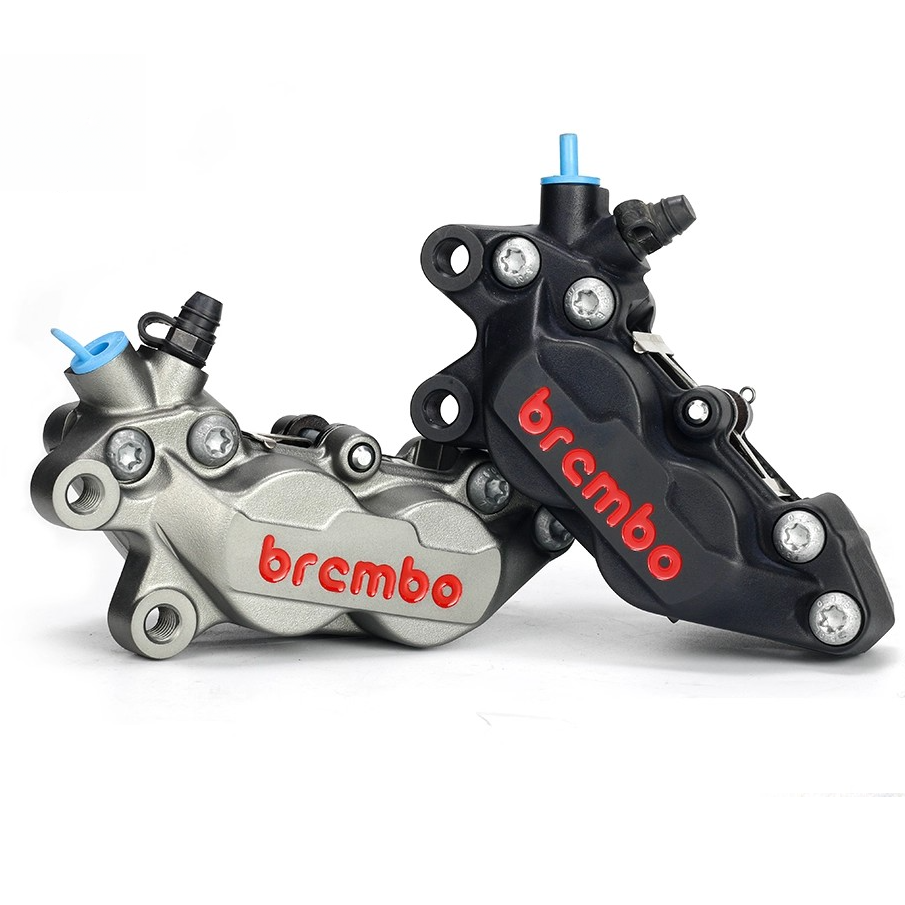 正品布雷博BREMBO鲍鱼对4对四刹车卡钳下泵摩托车电动小牛劲战