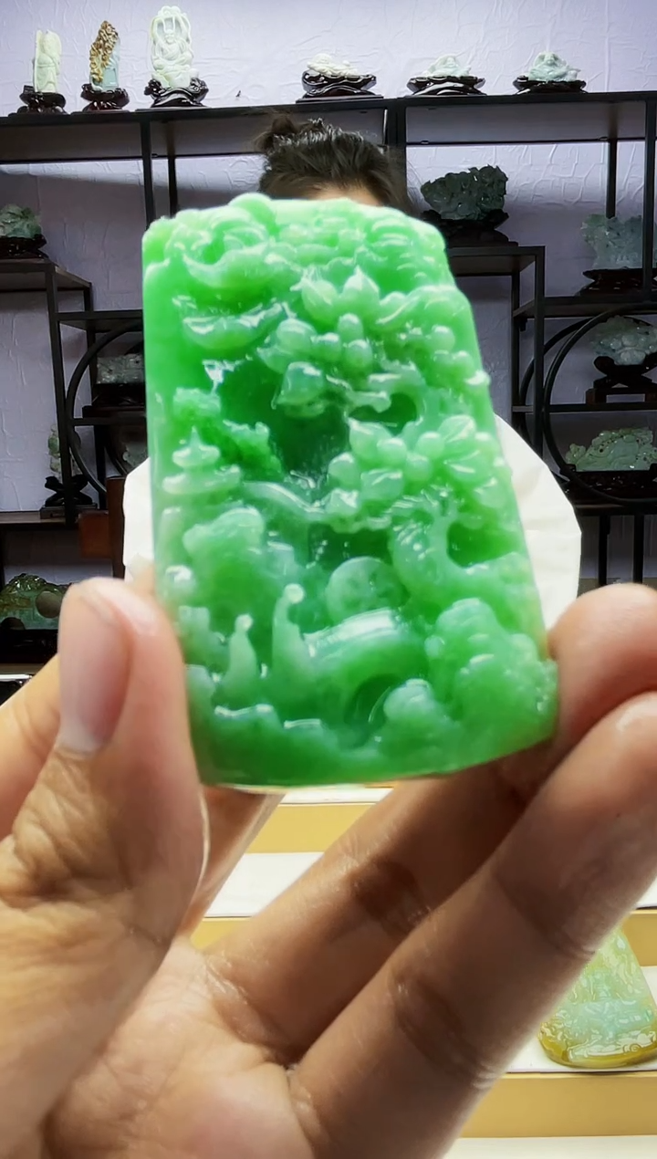 【闪购商品】定制翡翠未镶嵌毛货02130084