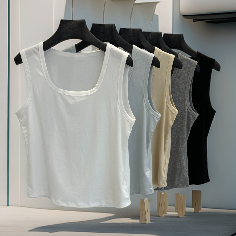 Pada.嘻&YZ 【必备单品】简约基础款外穿内搭背心 82007 Hi Fortune