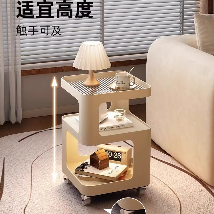 野盟北欧沙发边几床头柜几何设计网红小茶几520边几床头柜替代品