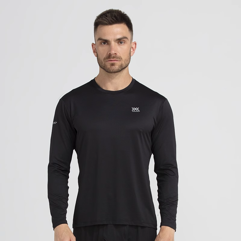 X-BIONIC  本能银纤维长袖打底衫男士运动户外弹力舒适跑步健身