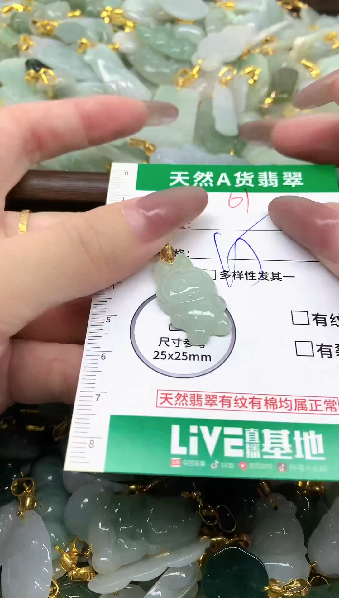 颈饰未镶嵌翡翠未镶嵌a货翡翠-61