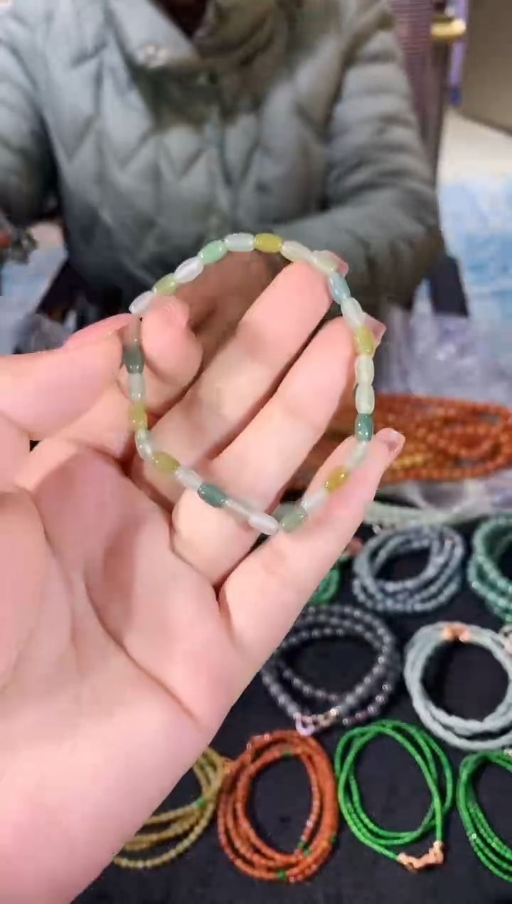 【闪购商品】翡翠手串未镶嵌047zxy时尚翡翠