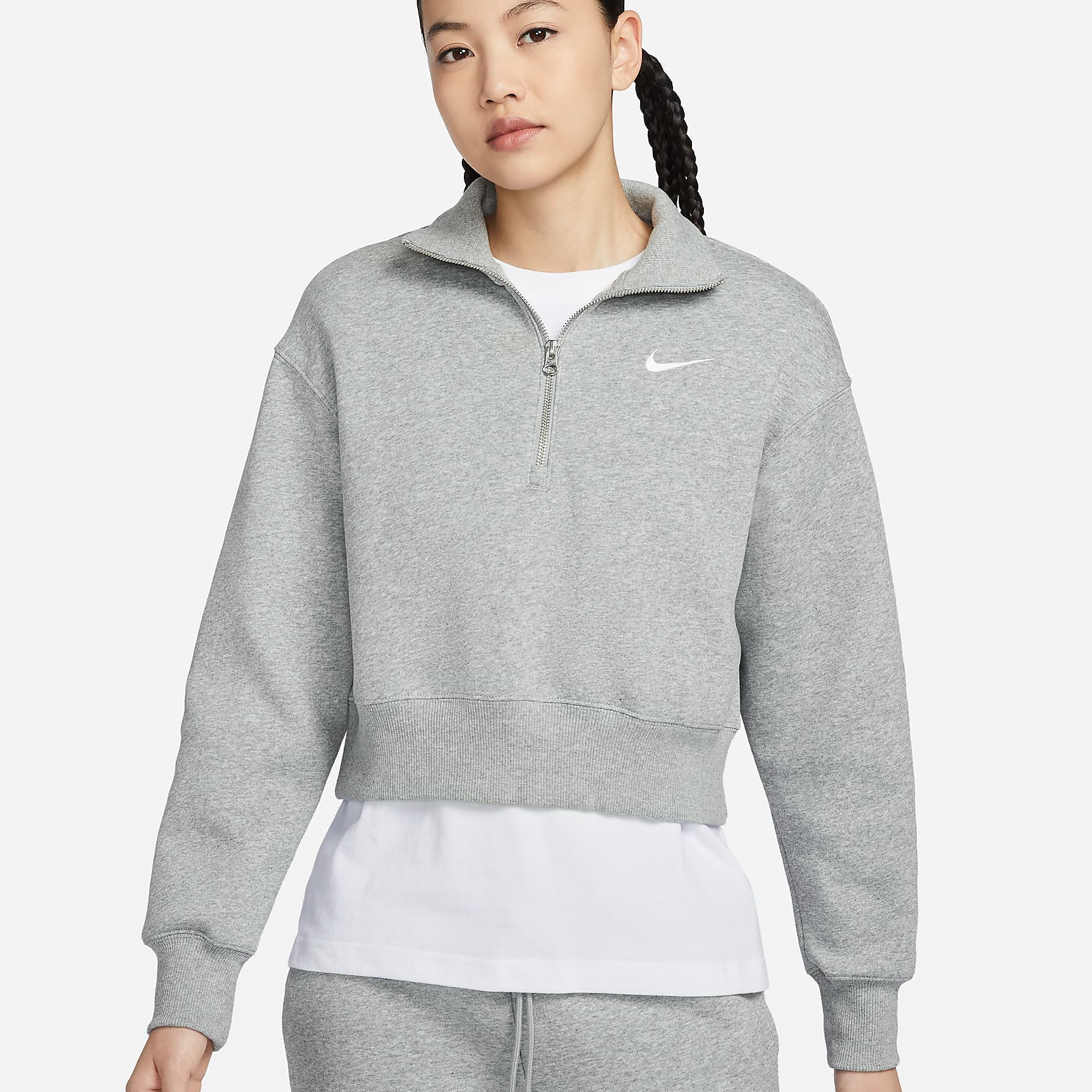 耐克/NIKE(官方正品)女款时尚舒适百搭运动短款卫衣DQ5768063