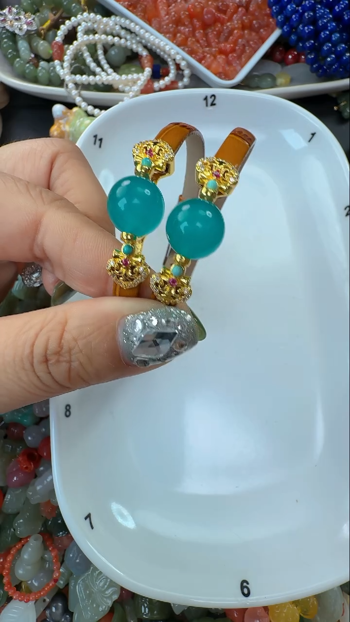 未镶嵌查罗石手绳A14多样性发其一