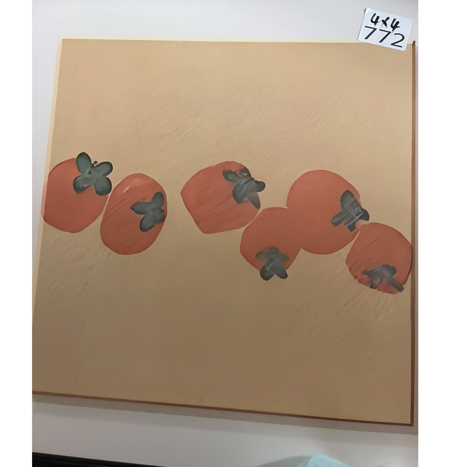 772--柿子装饰画