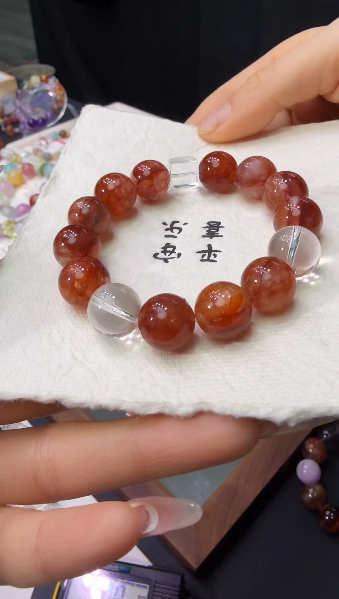 未镶嵌手链水晶手串