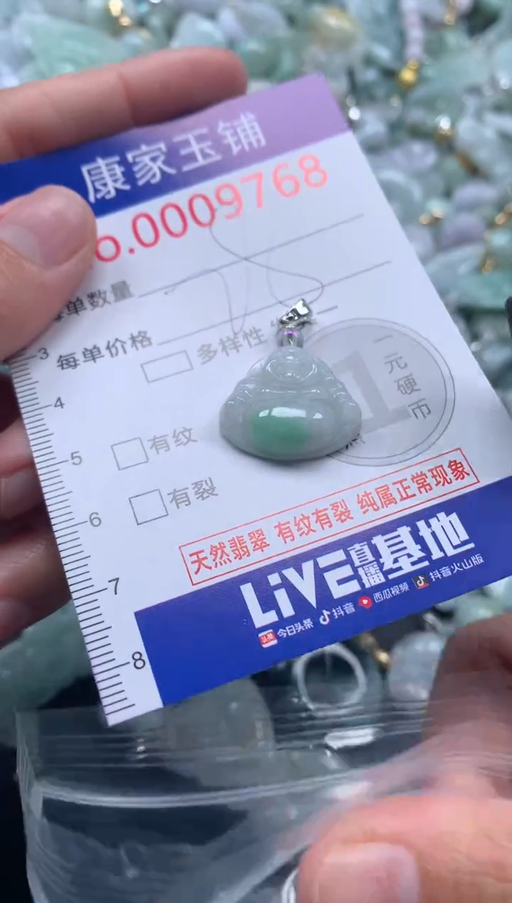 颈饰未镶嵌翡翠9768