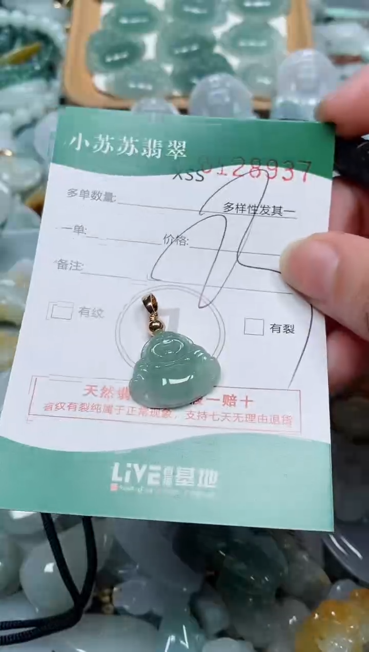 【闪购商品】翡翠颈饰未镶嵌闪购商品0128937