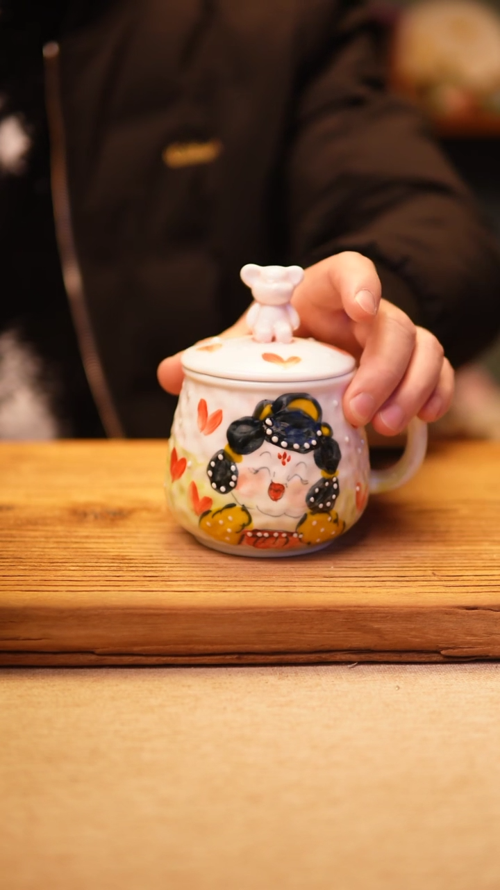 【闪购商品】@@陶园瓷舍@@纯手工手绘@高温釉下彩