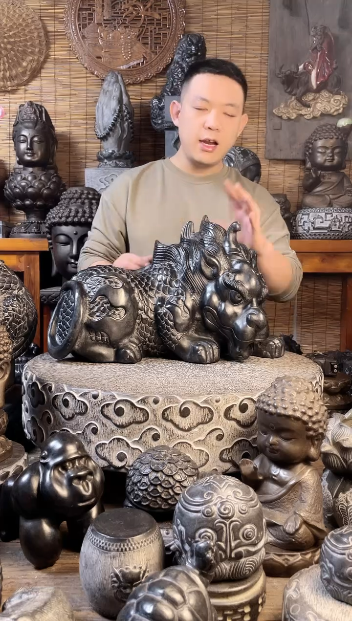 【闪购商品】52貔貅天然青石雕刻