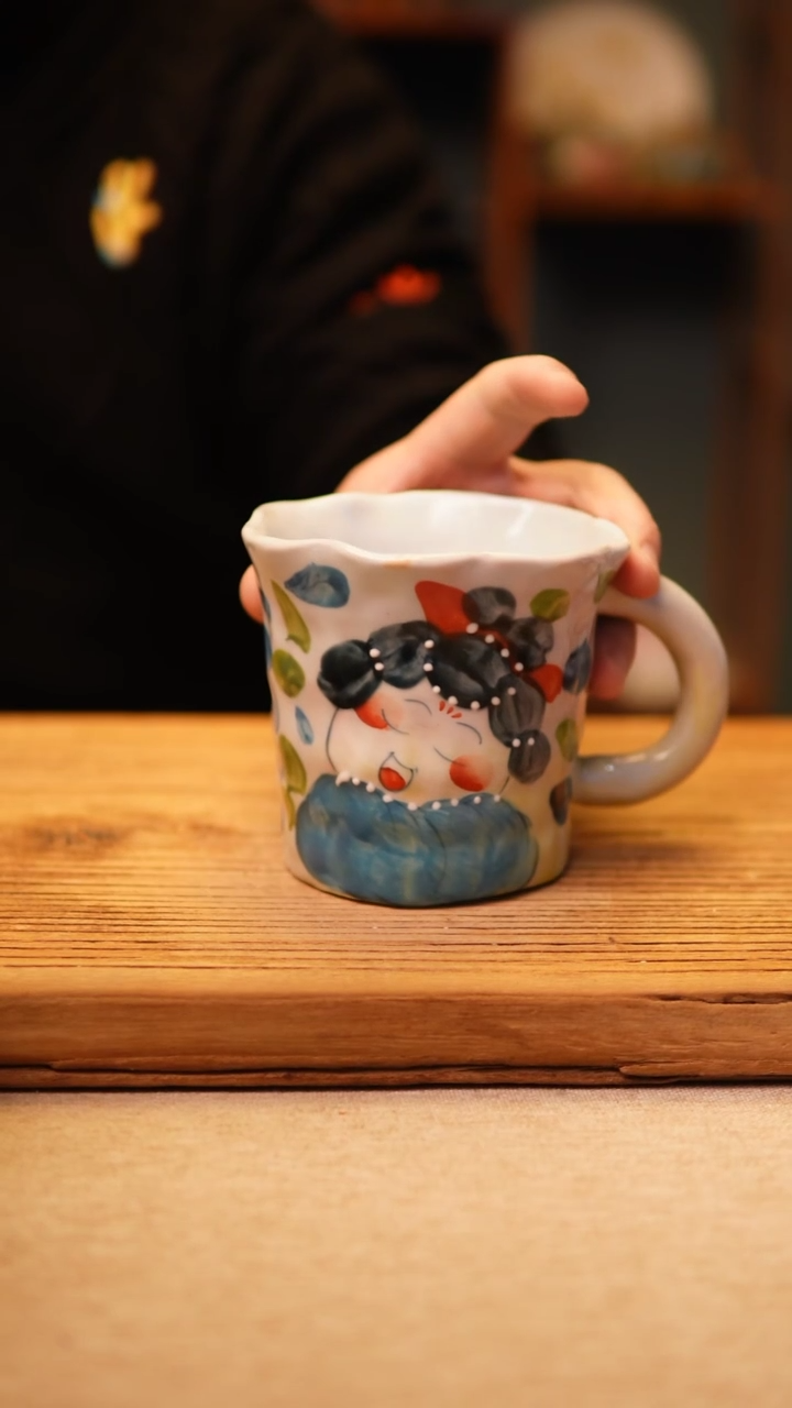 【闪购商品】@@陶园瓷舍@@纯手工手绘@高温釉下彩