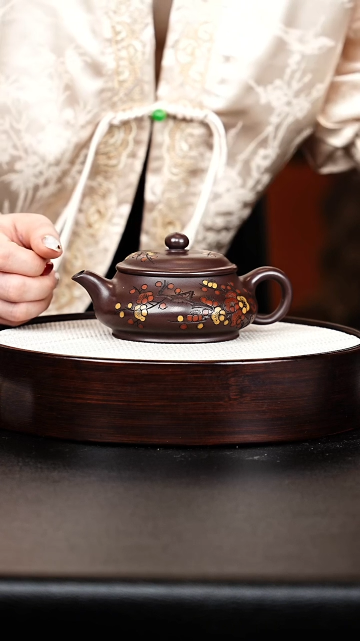 茶壶紫砂紫茄泥