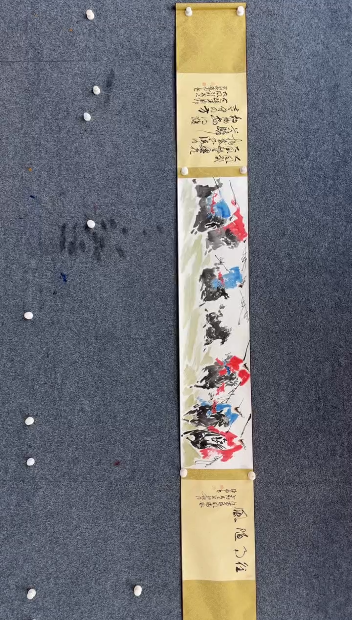 【闪购商品】国画1.14展馆-孙布衣三米手卷-人物44