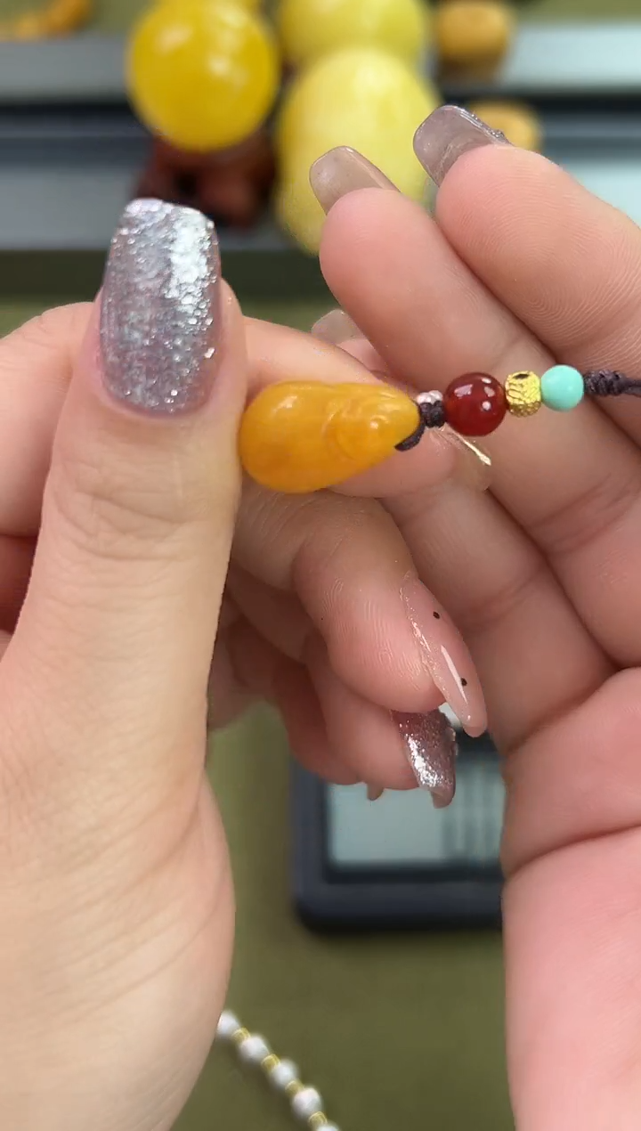 裸石琥珀未镶嵌天然琥珀蜜蜡提溜