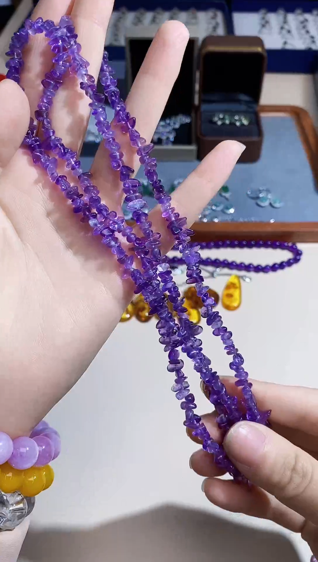 【闪购商品】水晶项链未镶嵌多样性 发其一  【43】