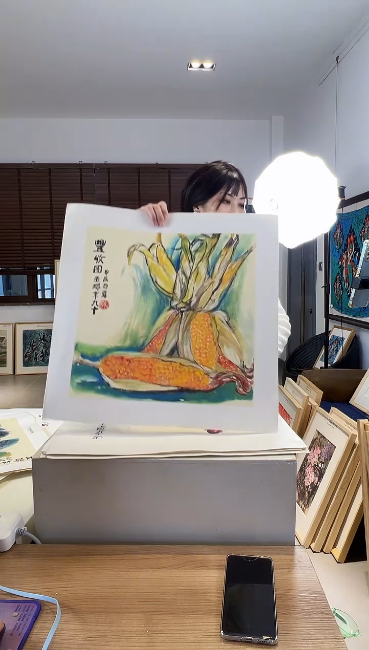 【闪购商品】版画限量亲签盖章版画S