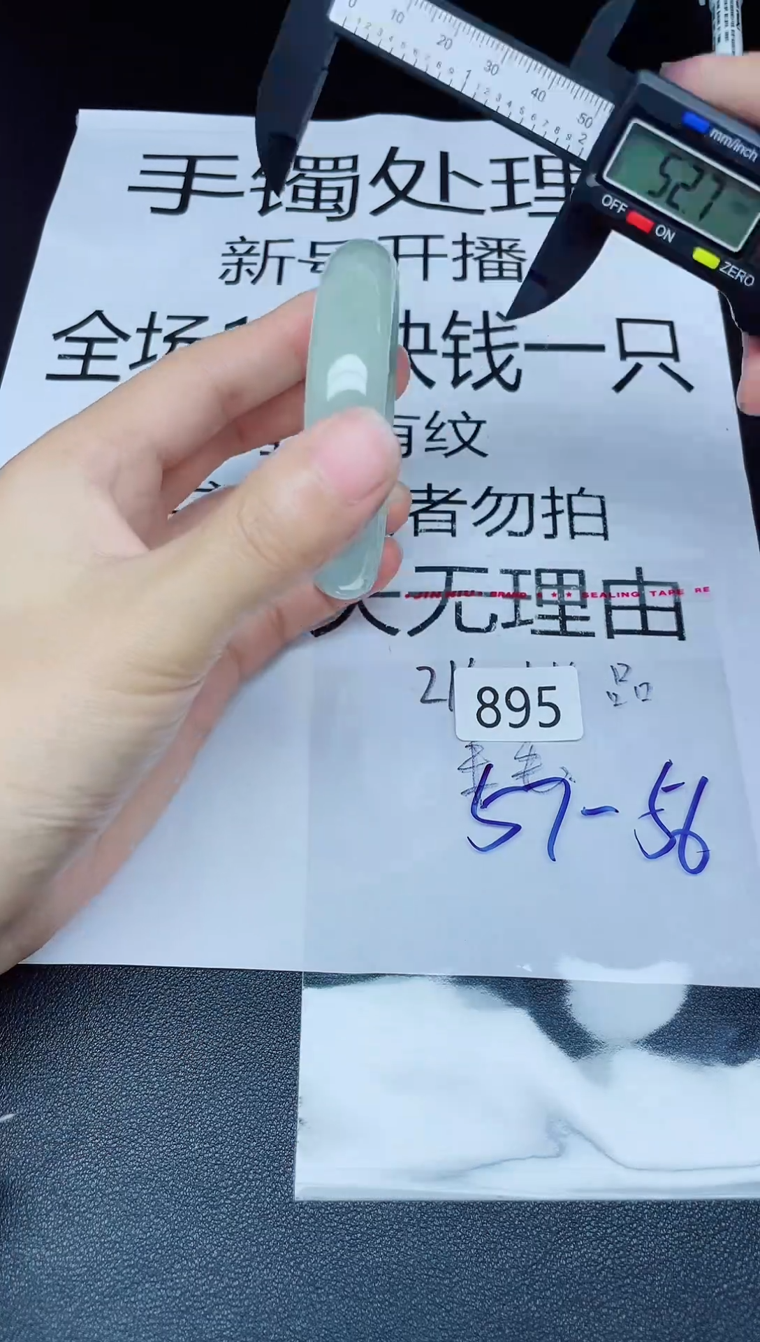 未镶嵌手镯翡翠895