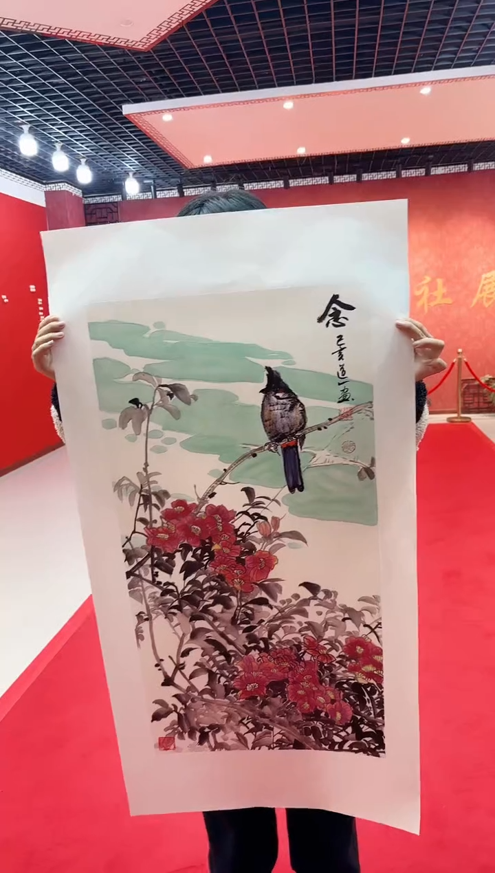 【闪购商品】国画道一老师亲笔绘画作品D19