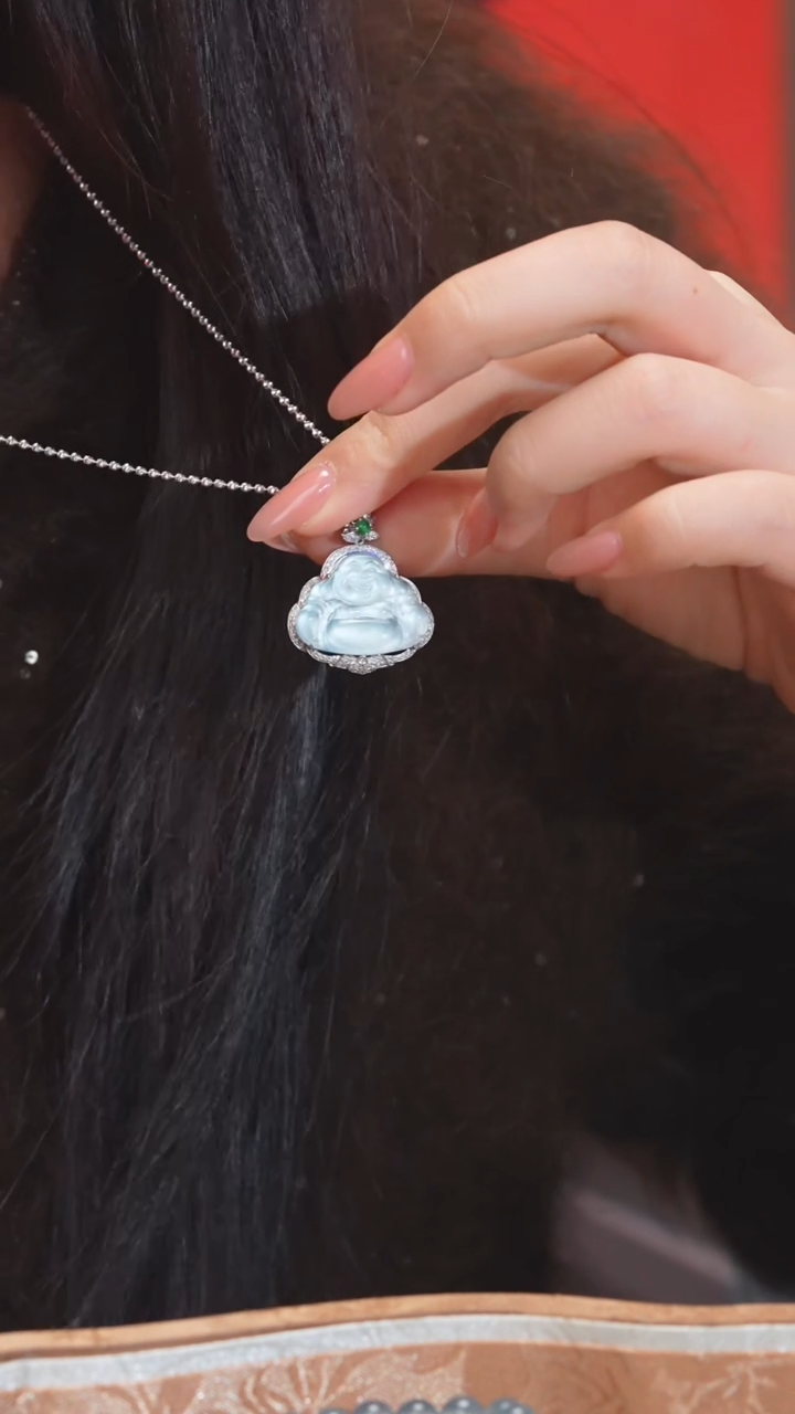 【闪购商品】翡翠吊坠(不含链)18K金镶嵌多样性发@@W8756