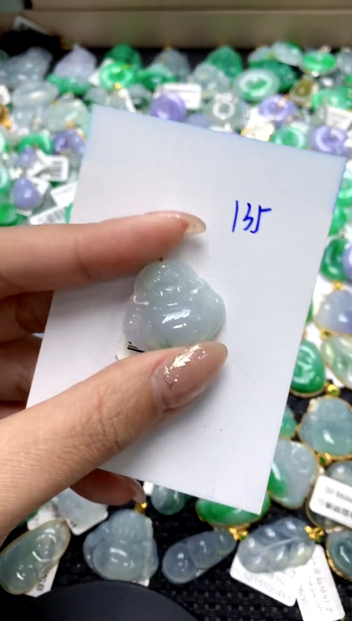 【闪购商品】翡翠颈饰18K金镶嵌1111111111111111