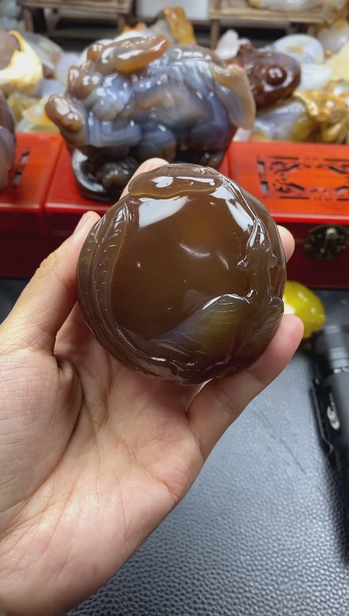 未镶嵌手把玛瑙/玉髓小*冰00