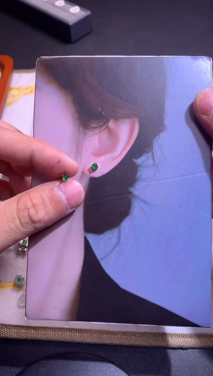 【闪购商品】翡翠吊坠(不含链)银S925镶嵌1