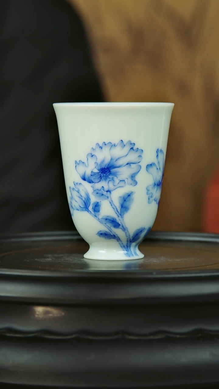 【闪购商品】杯子青堂造物青花花鸟