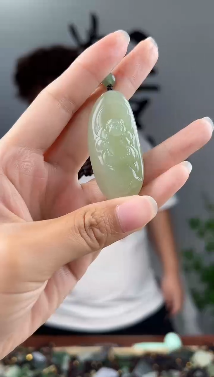 和田玉未镶嵌颈饰拍一发一，多样性发货