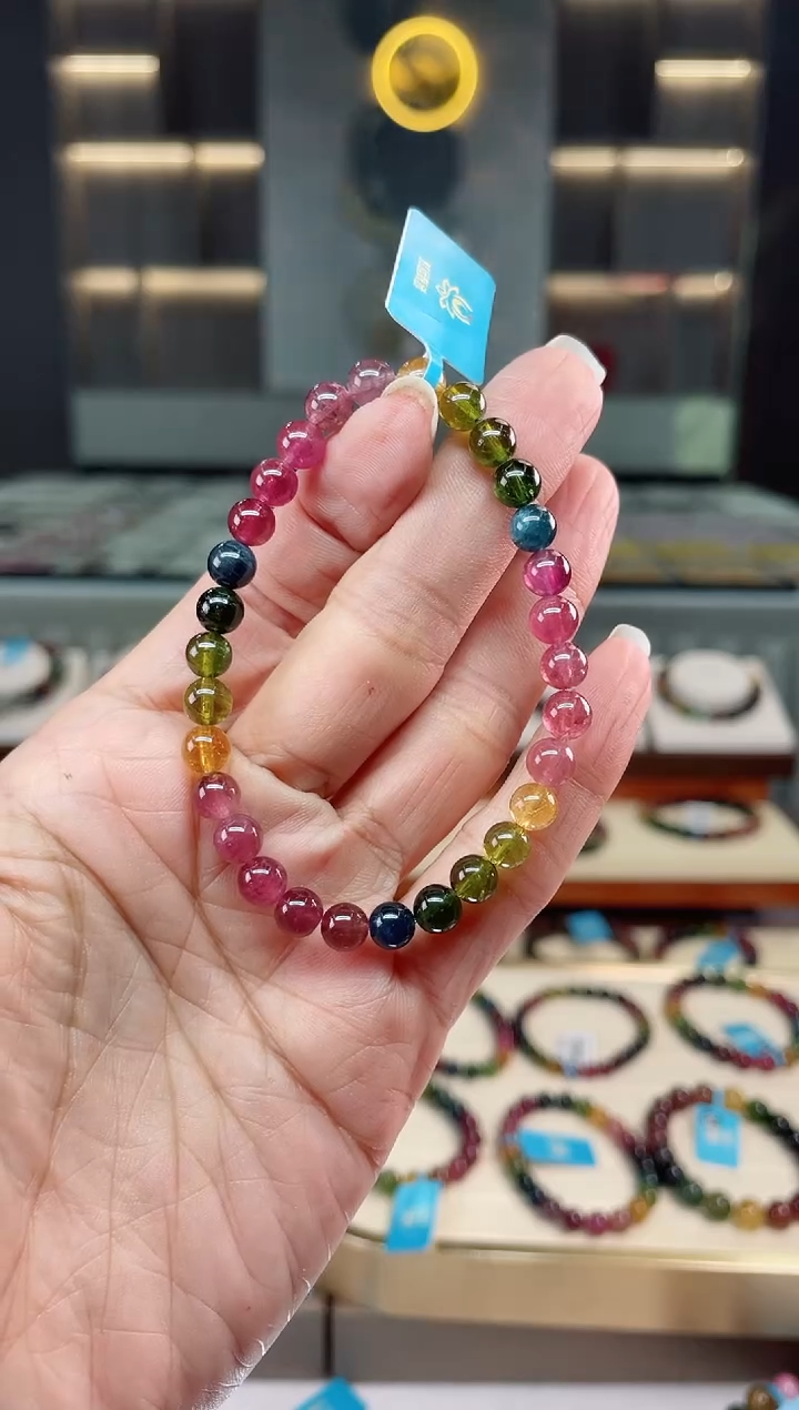 【闪购商品】碧玺单圈手串未镶嵌（多样性发一条）Q