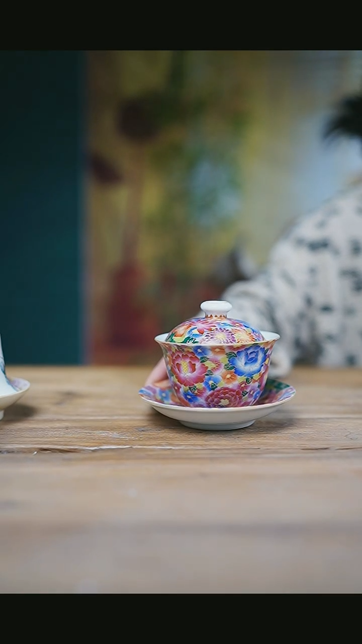 【闪购商品】景德镇杯碗柴烧多人