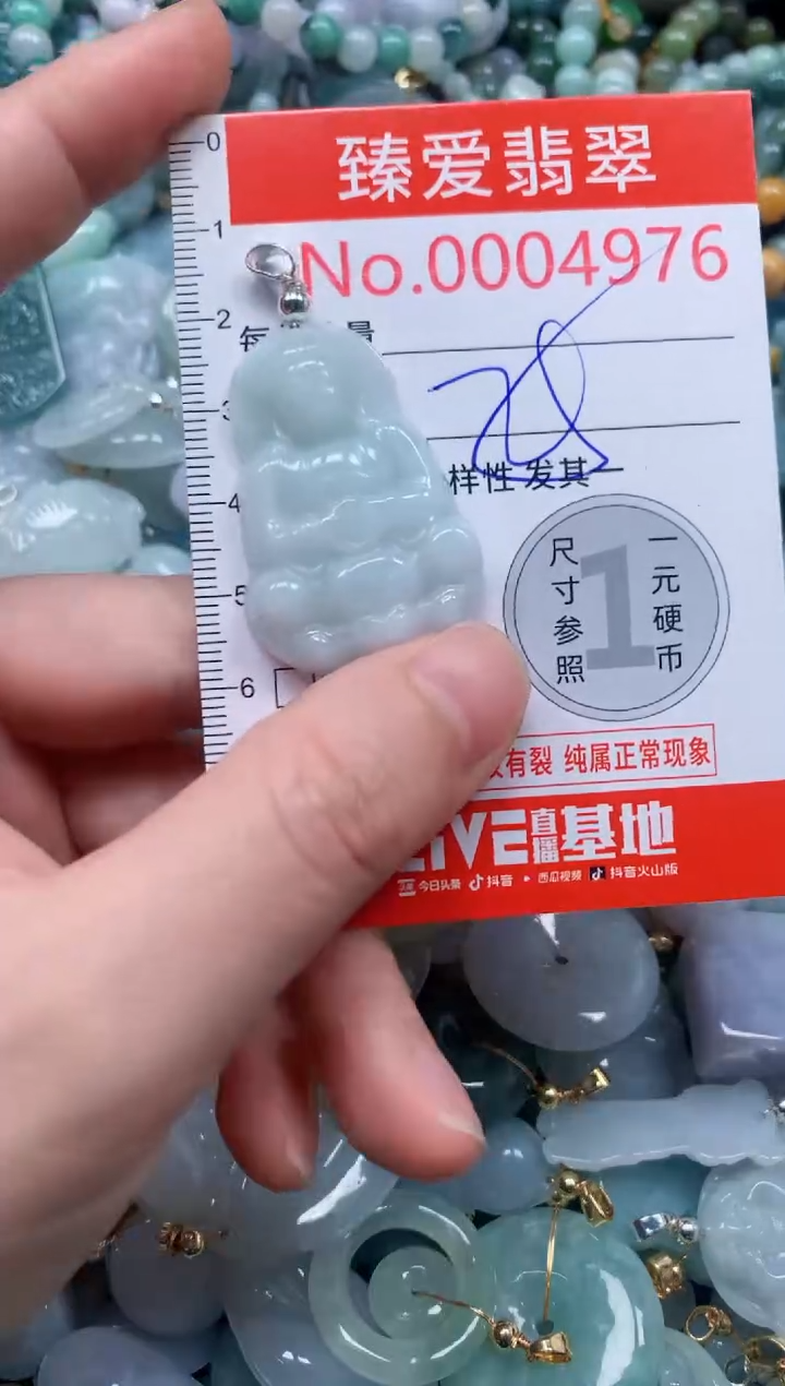 翡翠未镶嵌吊坠(不含链)4976